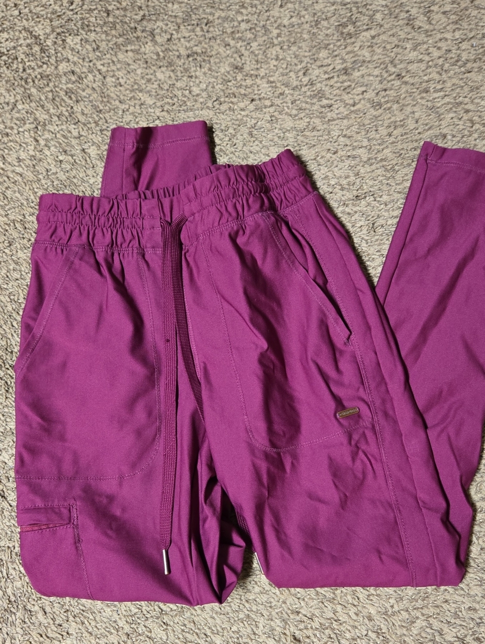 Cherokee Wine Scrub Pant